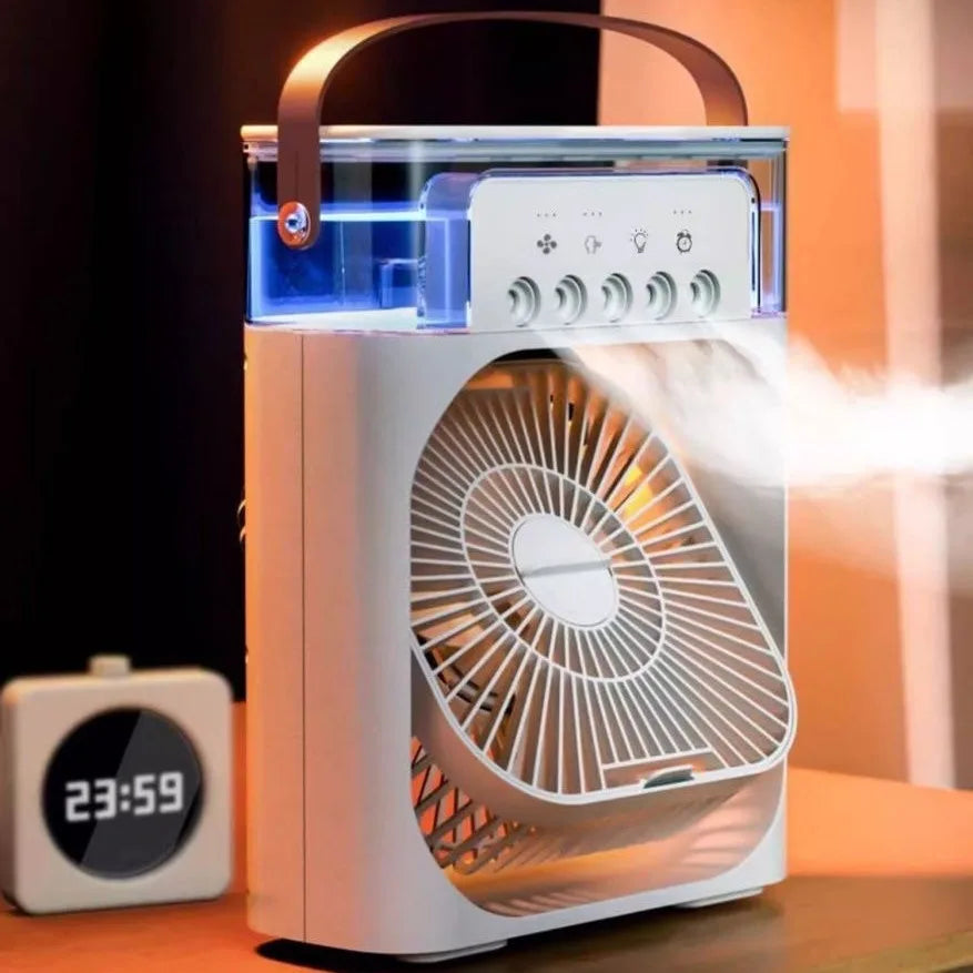 Portable Humidifying Desk Fan